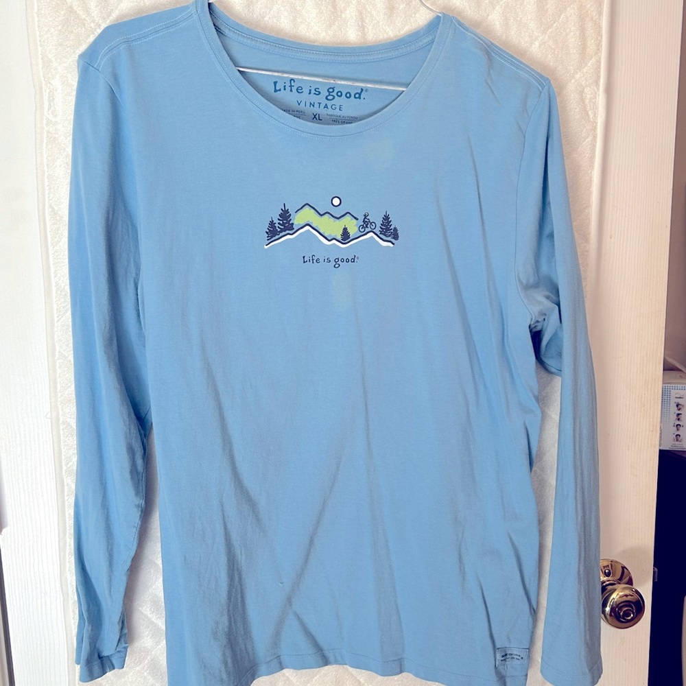 Life is Good long sleeved tee shirt